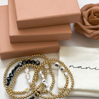 Custom Gold Bead Bracelet