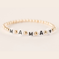 Custom Gold Bead Bracelet