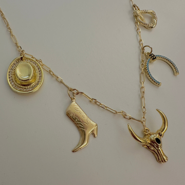 'Texas Hold 'Em' Charm Necklace - Wholesale