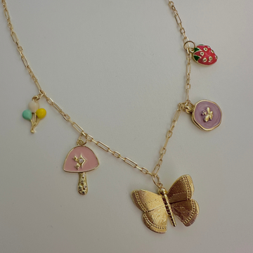 'Garden Party' Charm Necklace