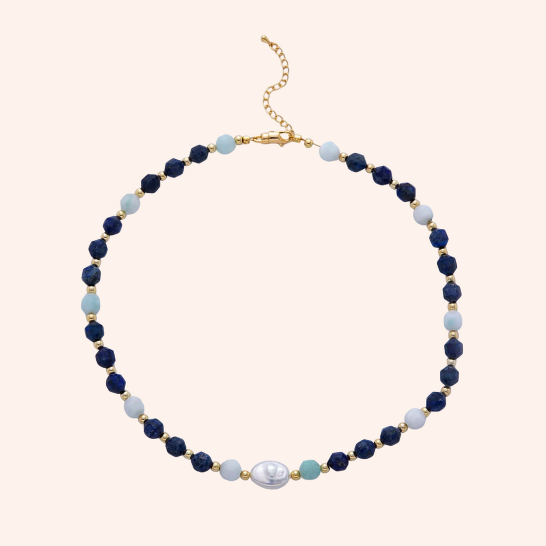 Navy Necklace - Wholesale