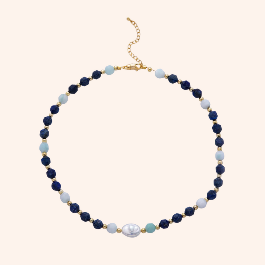 Navy Necklace - Wholesale