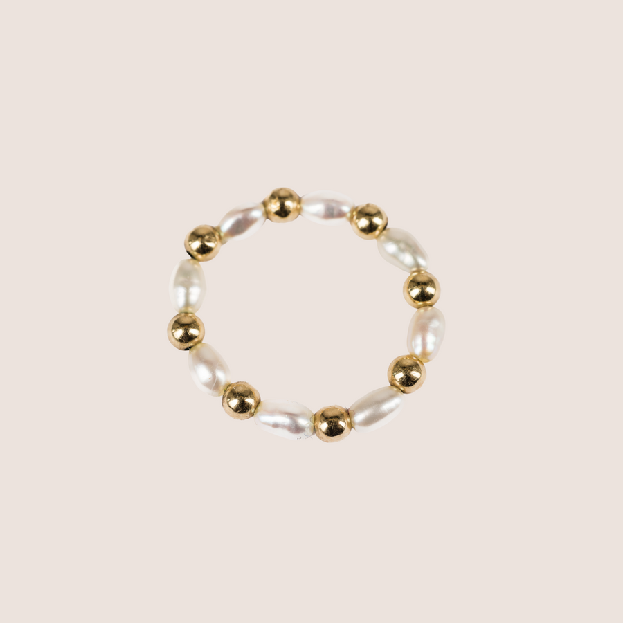 Pearl Beaded Ring - Wholesale