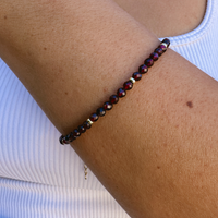 Garnet Gemstone Bracelet