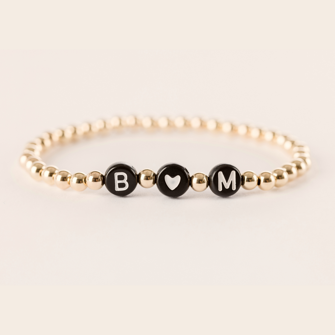 Custom Gold Bead Bracelet
